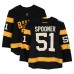 Ryan Spooner Boston Bruins Fanatics Authentic Practice-Used #51 Black Reebok Jersey vs. Montreal Canadiens on January 1, 2016 - NHL Winter Classic - Worn During Warm-Ups