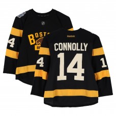 Brett Connolly Boston Bruins Fanatics Authentic Practice-Used #14 Black Reebok Jersey vs. Montreal Canadiens on January 1, 2016 - NHL Winter Classic - Worn During Warm-Ups