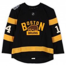 Brett Connolly Boston Bruins Fanatics Authentic Practice-Used #14 Black Reebok Jersey vs. Montreal Canadiens on January 1, 2016 - NHL Winter Classic - Worn During Warm-Ups