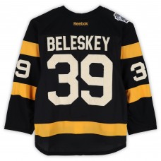 Matt Beleskey Boston Bruins Fanatics Authentic Practice-Used #39 Black Reebok Jersey vs. Montreal Canadiens on January 1, 2016 - NHL Winter Classic - Worn During Warm-Ups