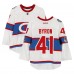 Paul Byron Montreal Canadiens Fanatics Authentic Practice-Used #41 White Reebok Jersey vs. Boston Bruins on January 1, 2016 - NHL Winter Classic - Worn During Warm-Ups