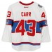Daniel Carr Montreal Canadiens Fanatics Authentic Practice-Used #43 White Reebok Jersey vs. Boston Bruins on January 1, 2016 - NHL Winter Classic - Worn During Warm-Ups