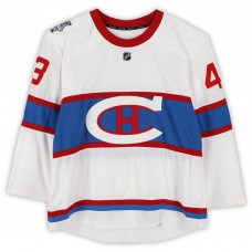 Daniel Carr Montreal Canadiens Fanatics Authentic Practice-Used #43 White Reebok Jersey vs. Boston Bruins on January 1, 2016 - NHL Winter Classic - Worn During Warm-Ups