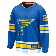 Джерси St. Louis Blues Jordan Kyrou Fanatics Blue Home Breakaway