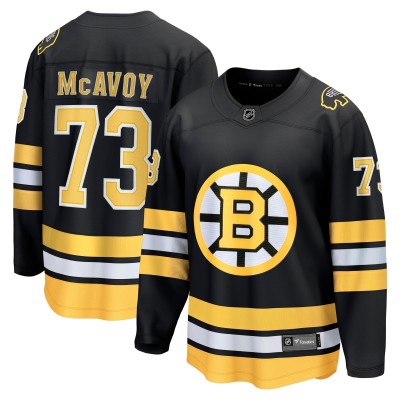 Джерси Boston Bruins Charlie McAvoy Fanatics Black Home Breakaway