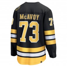 Джерси Boston Bruins Charlie McAvoy Fanatics Black Home Breakaway