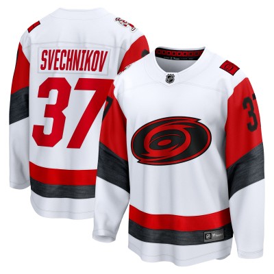 Джерси Carolina Hurricanes Andrei Svechnikov Fanatics White Away Breakaway