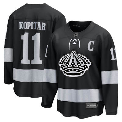 Джерси Los Angeles Kings Anze Kopitar Fanatics Black Alternate Breakaway