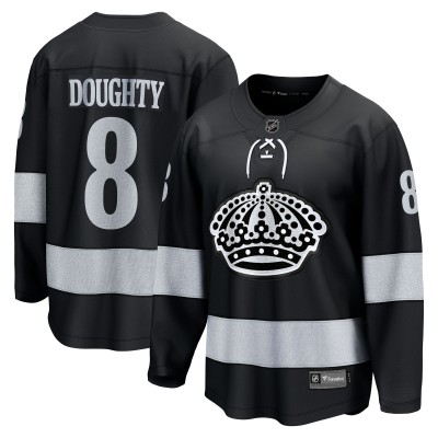 Джерси Los Angeles Kings Drew Doughty Fanatics Black Alternate Breakaway