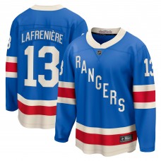 Джерси New York Rangers Alexis Lafreniere Fanatics Blue Centennial Breakaway Джерси New York Rangers Alexis Lafreniere Fanatics Blue Centennial Breakaway