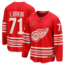 Джерси Detroit Red Wings Dylan Larkin Fanatics Red Centennial Breakaway