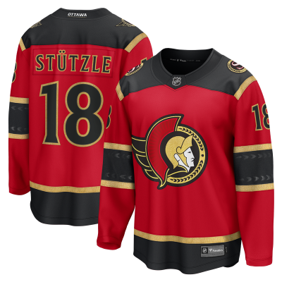 Джерси Ottawa Senators Tim Stutzle Fanatics Red Alternate Breakaway