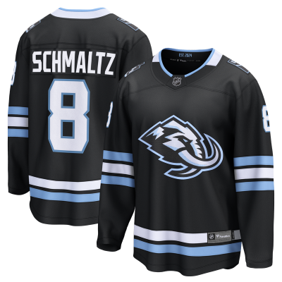 Джерси Utah Mammoth Nick Schmaltz Fanatics Black Home Breakaway