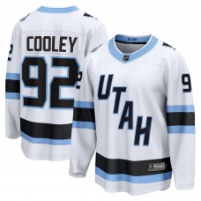 Джерси Utah Mammoth Logan Cooley Fanatics White Away Breakaway