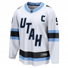 Джерси Utah Mammoth Clayton Keller Fanatics White Away Breakaway