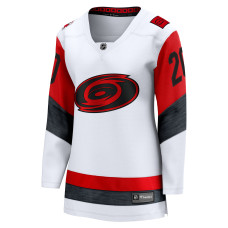 Женская Джерси Carolina Hurricanes Sebastian Aho Fanatics White Away Breakaway