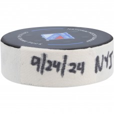 Bo Horvat New York Islanders Fanatics Authentic Game-Used Goal Puck vs. New York Rangers on September 24, 2024 Bo Horvat New York Islanders Fanatics Authentic Game-Used Goal Puck vs. New York Rangers on September 24, 2024