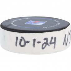 Kevin Labanc New Jersey Devils Fanatics Authentic Game-Used Goal Puck vs. New York Rangers on October 1, 2024 - First of Two Goals Scored