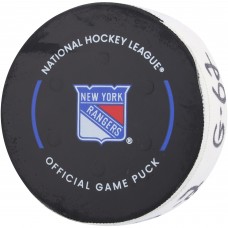 Kevin Labanc New Jersey Devils Fanatics Authentic Game-Used Goal Puck vs. New York Rangers on October 1, 2024 - First of Two Goals Scored