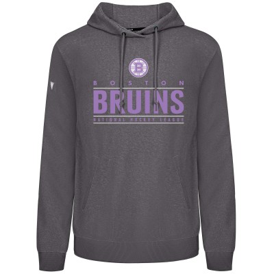 Толстовка Boston Bruins Levelwear Gray Hockey Fights Cancer Pulsar Off Season Tri-Blend