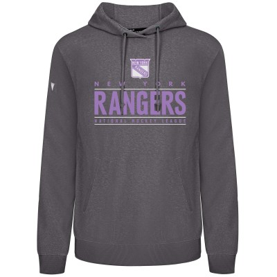 Толстовка New York Rangers Levelwear Gray Hockey Fights Cancer Pulsar Off Season Tri-Blend