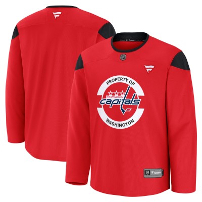 Игровая джерси Washington Capitals Fanatics Red Home Breakaway Practice