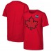 Футболка Футболка подростковая Canada Youth 2025 4 Nations Face-Off Secondary Logo - Red
