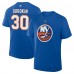 New York Islanders Ilya Sorokin Fanatics Royal Authentic Stack Name & Number T-Shirt