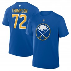 Buffalo Sabres Tage Thompson Fanatics Royal Authentic Stack Name & Number T-Shirt