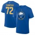 Buffalo Sabres Tage Thompson Fanatics Royal Authentic Stack Name & Number T-Shirt