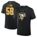 Pittsburgh Penguins Kris Letang Fanatics Black Authentic Stack Name & Number T-Shirt Pittsburgh Penguins Kris Letang Fanatics Black Authentic Stack Name & Number T-Shirt