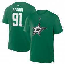 Dallas Stars Tyler Seguin Fanatics Kelly Green Authentic Stack Name & Number T-Shirt