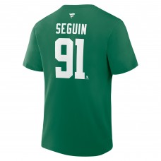 Dallas Stars Tyler Seguin Fanatics Kelly Green Authentic Stack Name & Number T-Shirt