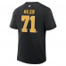 Pittsburgh Penguins Evgeni Malkin Fanatics Black Authentic Stack Name & Number T-Shirt