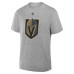 Футболка Vegas Golden Knights William Karlsson Fanatics Heather Gray Authentic Stack Name & Number