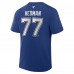 Футболка Tampa Bay Lightning Victor Hedman Fanatics Blue Authentic Stack Name & Number