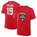 Футболка Florida Panthers Matthew Tkachuk Fanatics Red Authentic Stack Name & Number
