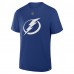 Футболка Tampa Bay Lightning Andrei Vasilevskiy Fanatics Blue Authentic Stack Name & Number
