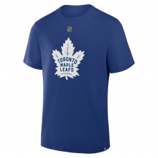 Toronto Maple Leafs John Tavares Fanatics Blue Authentic Stack Name & Number T-Shirt