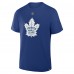 Toronto Maple Leafs John Tavares Fanatics Blue Authentic Stack Name & Number T-Shirt