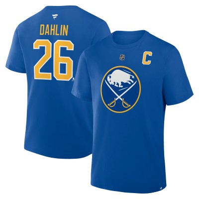 Buffalo Sabres Rasmus Dahlin Fanatics Royal Authentic Stack Name & Number T-Shirt