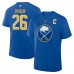 Buffalo Sabres Rasmus Dahlin Fanatics Royal Authentic Stack Name & Number T-Shirt