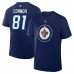 Футболка Winnipeg Jets Kyle Connor Fanatics Navy Authentic Stack Name & Number Футболка Winnipeg Jets Kyle Connor Fanatics Navy Authentic Stack Name & Number