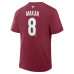 Colorado Avalanche Cale Makar Fanatics Burgundy Authentic Stack Name & Number T-Shirt