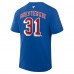 Футболка New York Rangers Igor Shesterkin Fanatics Blue Authentic Stack Name & Number