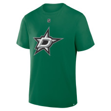 Dallas Stars Jason Robertson Fanatics Kelly Green Authentic Stack Name & Number T-Shirt