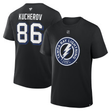 Футболка Tampa Bay Lightning Nikita Kucherov Fanatics Black Authentic Stack Name & Number Футболка Tampa Bay Lightning Nikita Kucherov Fanatics Black Authentic Stack Name & Number