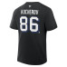 Футболка Tampa Bay Lightning Nikita Kucherov Fanatics Black Authentic Stack Name & Number