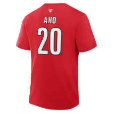Футболка Carolina Hurricanes Sebastian Aho Fanatics Red Authentic Stack Name & Number Футболка Carolina Hurricanes Sebastian Aho Fanatics Red Authentic Stack Name & Number