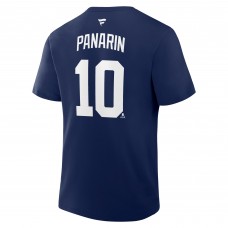 New York Rangers Artemi Panarin Fanatics Navy Authentic Stack Name & Number T-Shirt New York Rangers Artemi Panarin Fanatics Navy Authentic Stack Name & Number T-Shirt